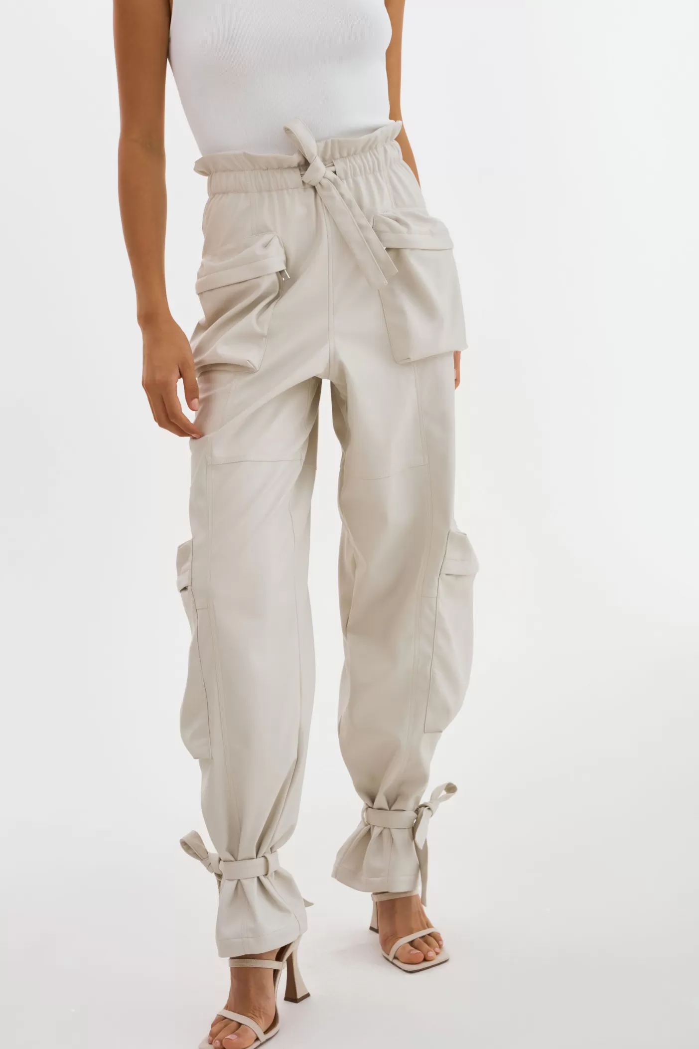 LAMARQUE BRAXTON | Pantalon Cargo En Simili Cuir Os Best