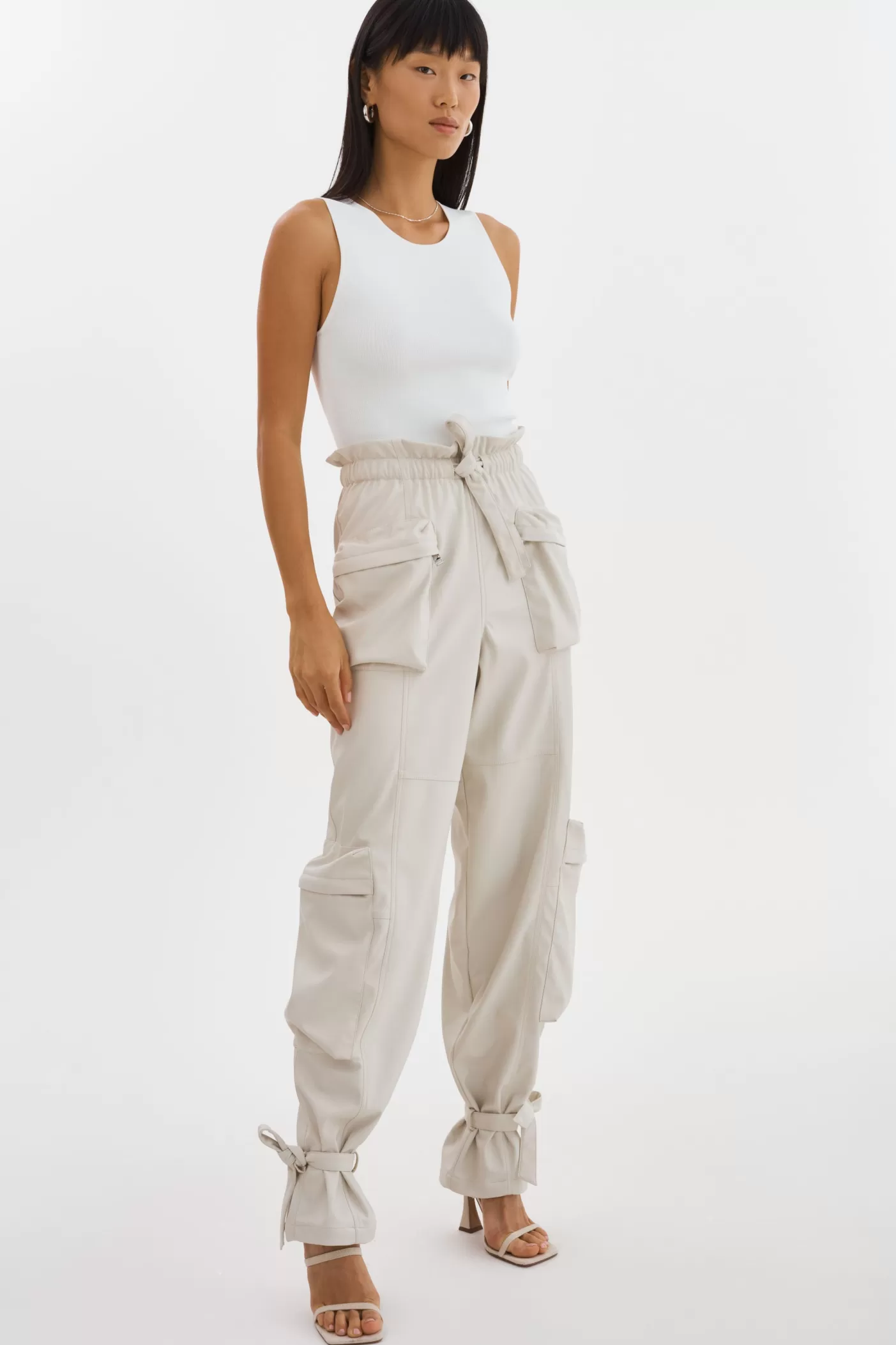 LAMARQUE BRAXTON | Pantalon Cargo En Simili Cuir Os Best