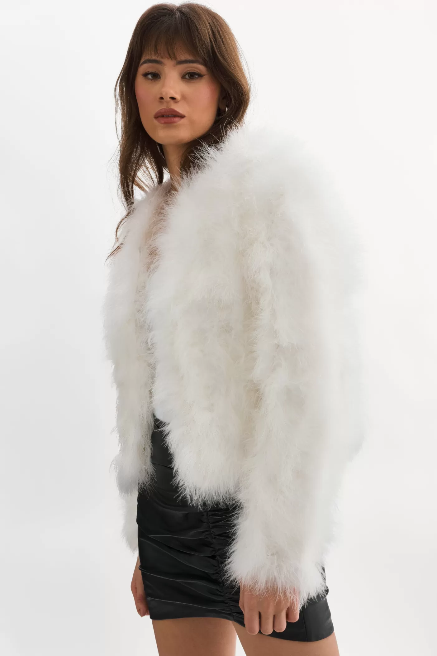 LAMARQUE DEORA | Veste De Plumes Blanc Store