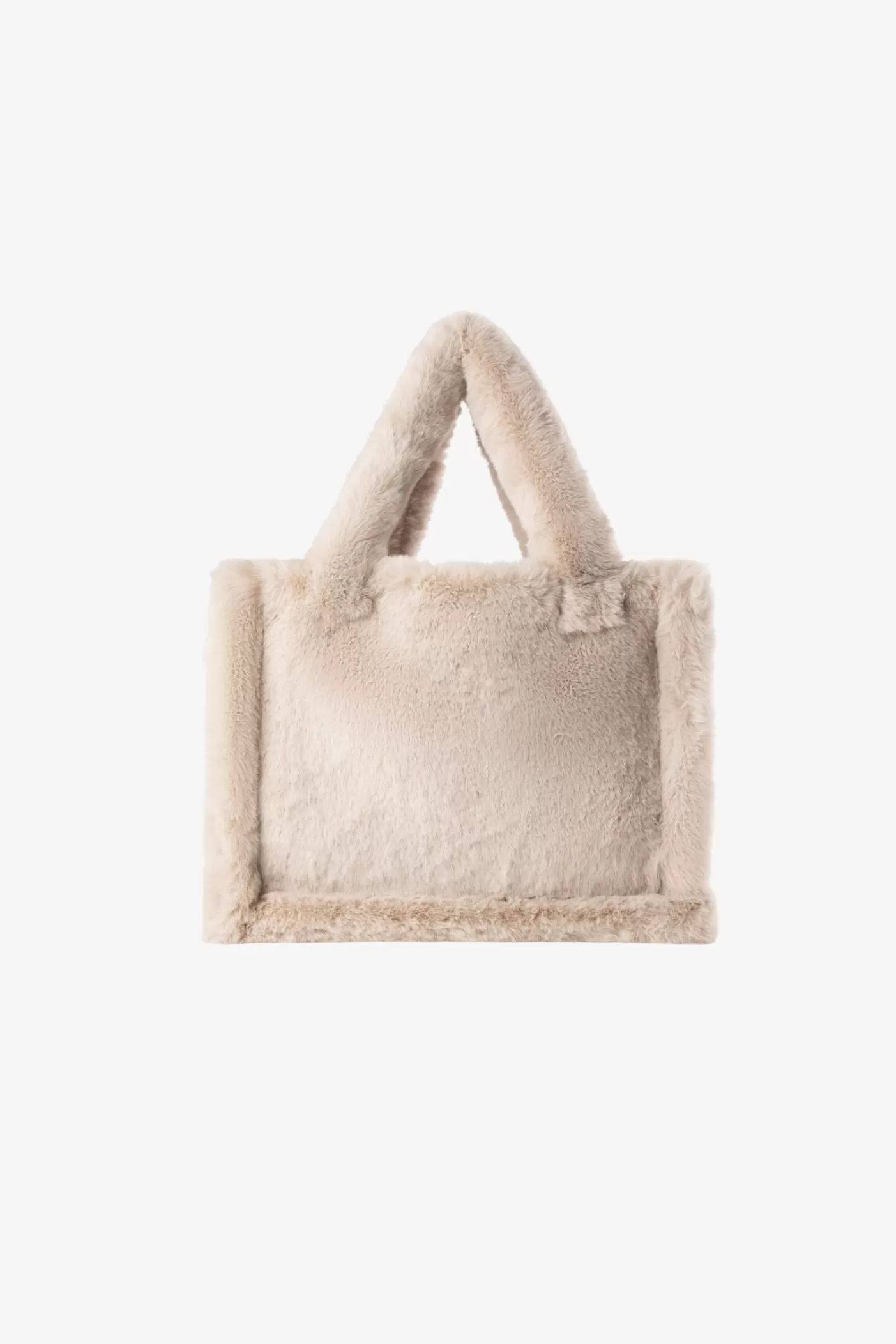 LAMARQUE JADE | Sac Fourre-tout En Fausse Fourrure Avoine Shop