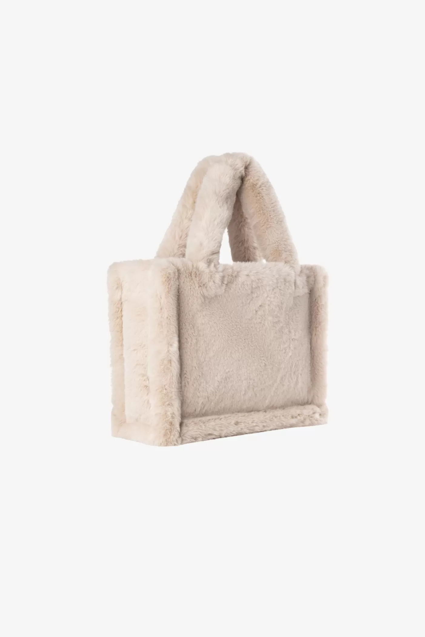 LAMARQUE JADE | Sac Fourre-tout En Fausse Fourrure Avoine Shop