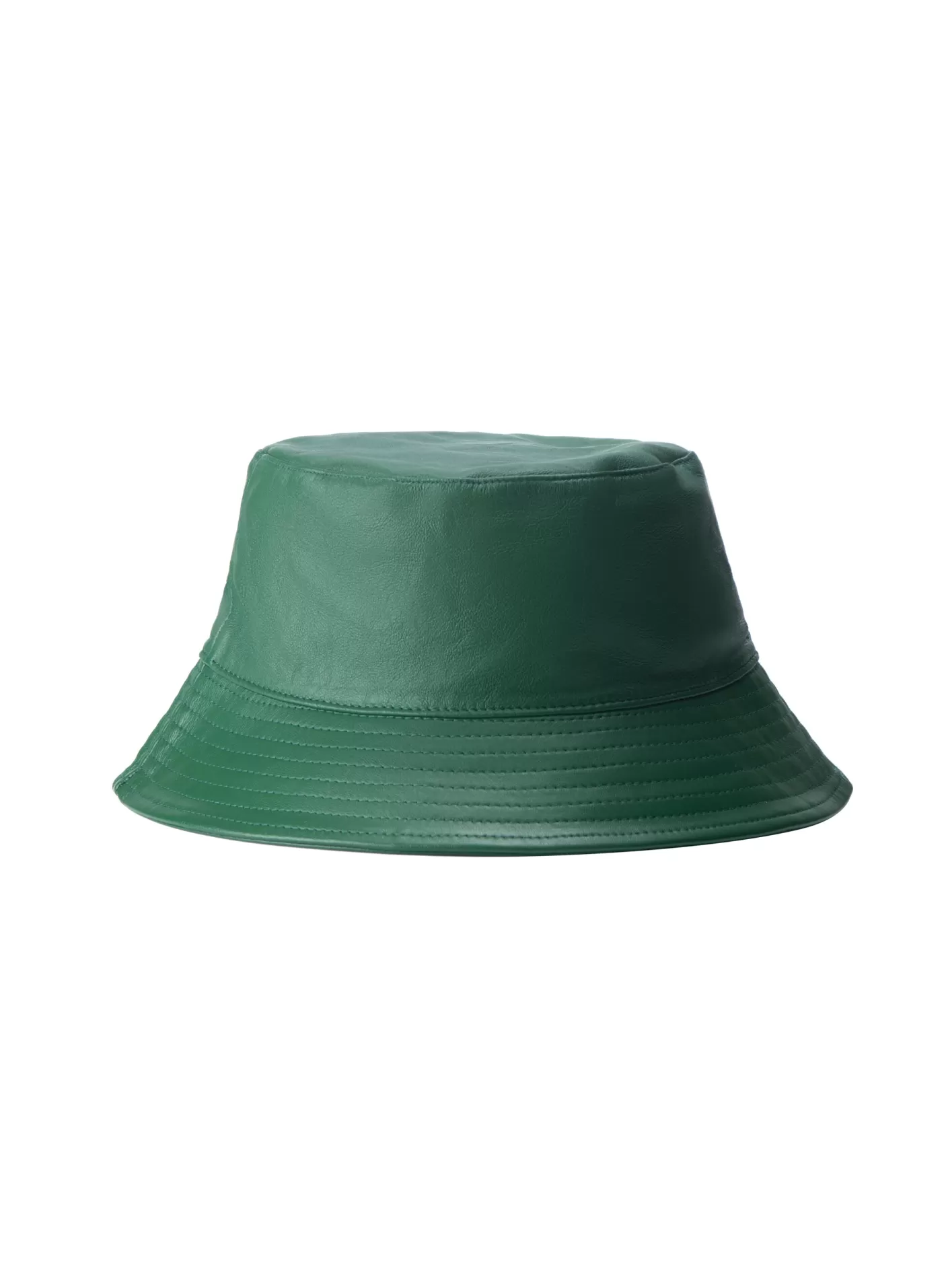 LAMARQUE JEANNE Chapeau En Cuir Bouteille verte Fashion