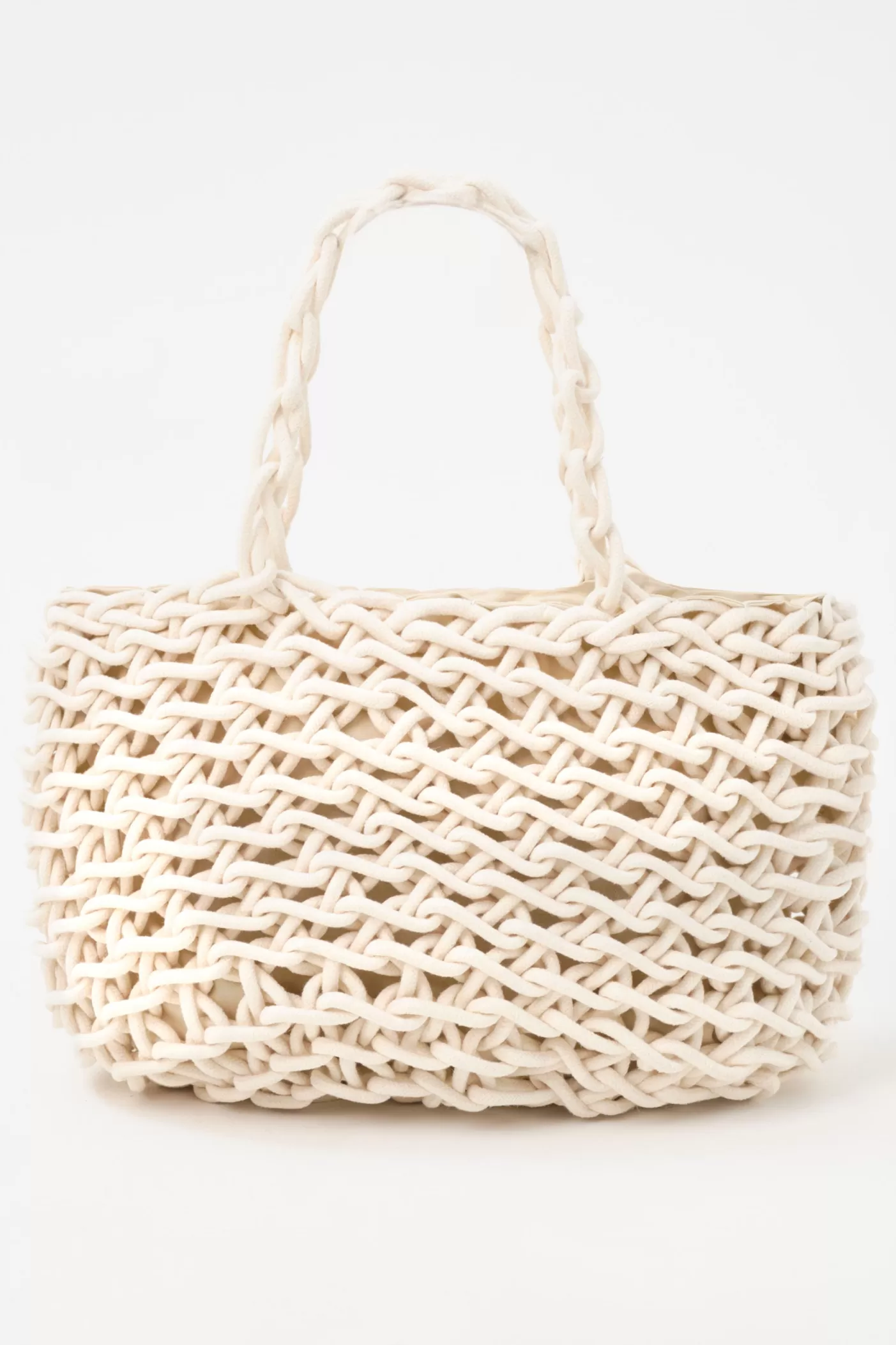 LAMARQUE JOLANA | Braided Tote Bag Bone Cheap