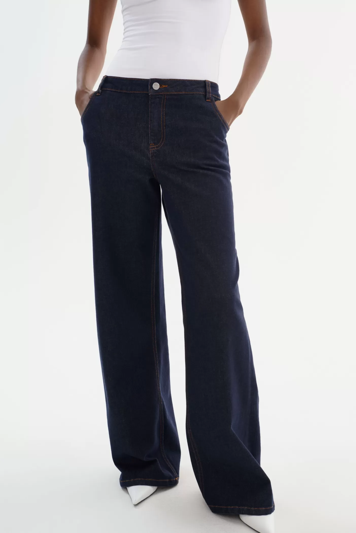 LAMARQUE KILIANA | Jean En Denim Indigo Foncé Hot