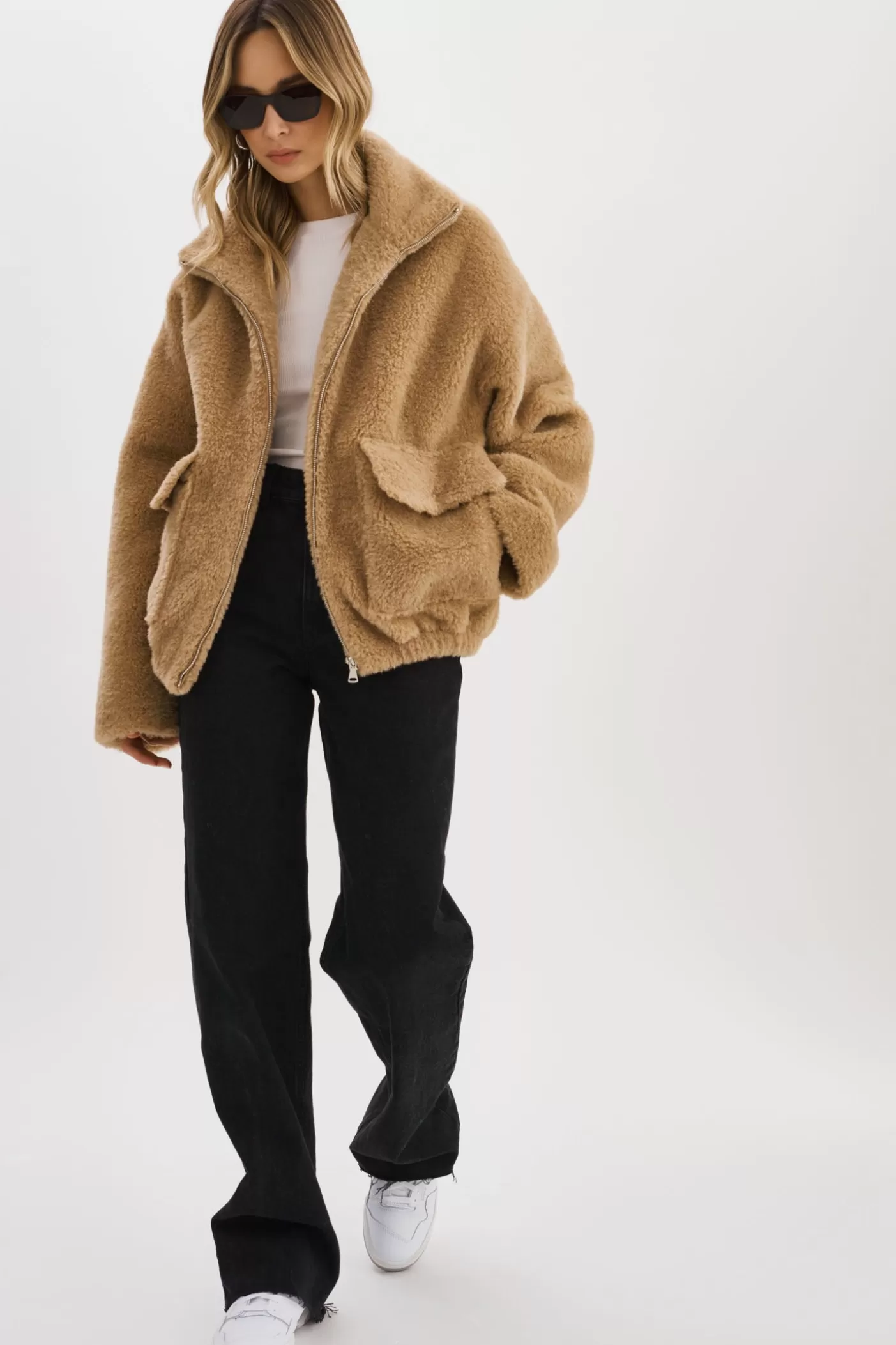 LAMARQUE KIM | Veste Sherpa TAUPE Discount