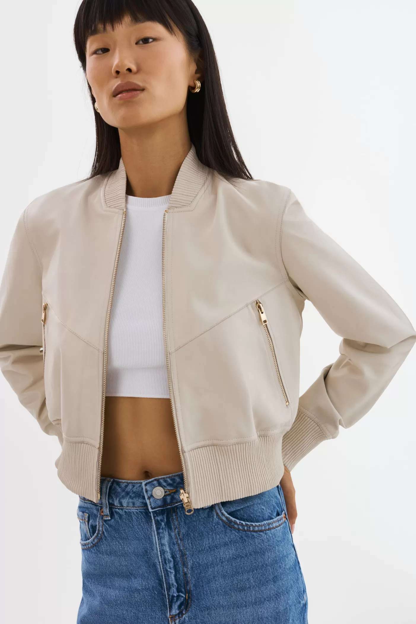 LAMARQUE KORDELLA | Bomber En Cuir Réversible Store