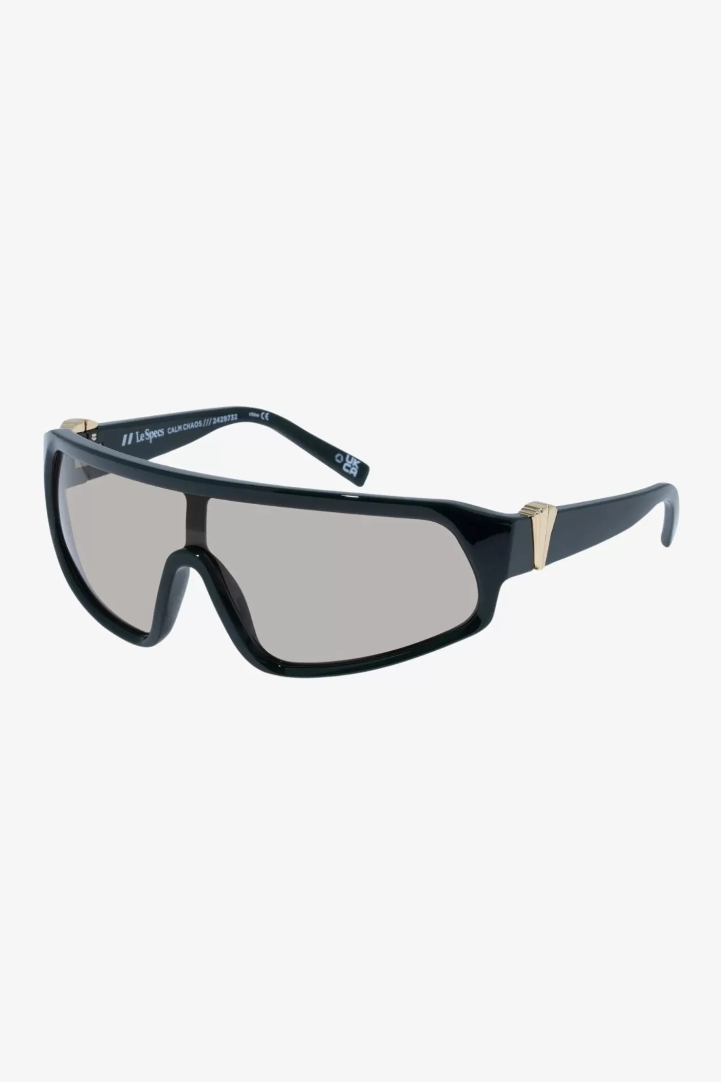 LAMARQUE LE SPECS | Calm Chaos Shield Sunglasses DARK KHAKI Flash Sale