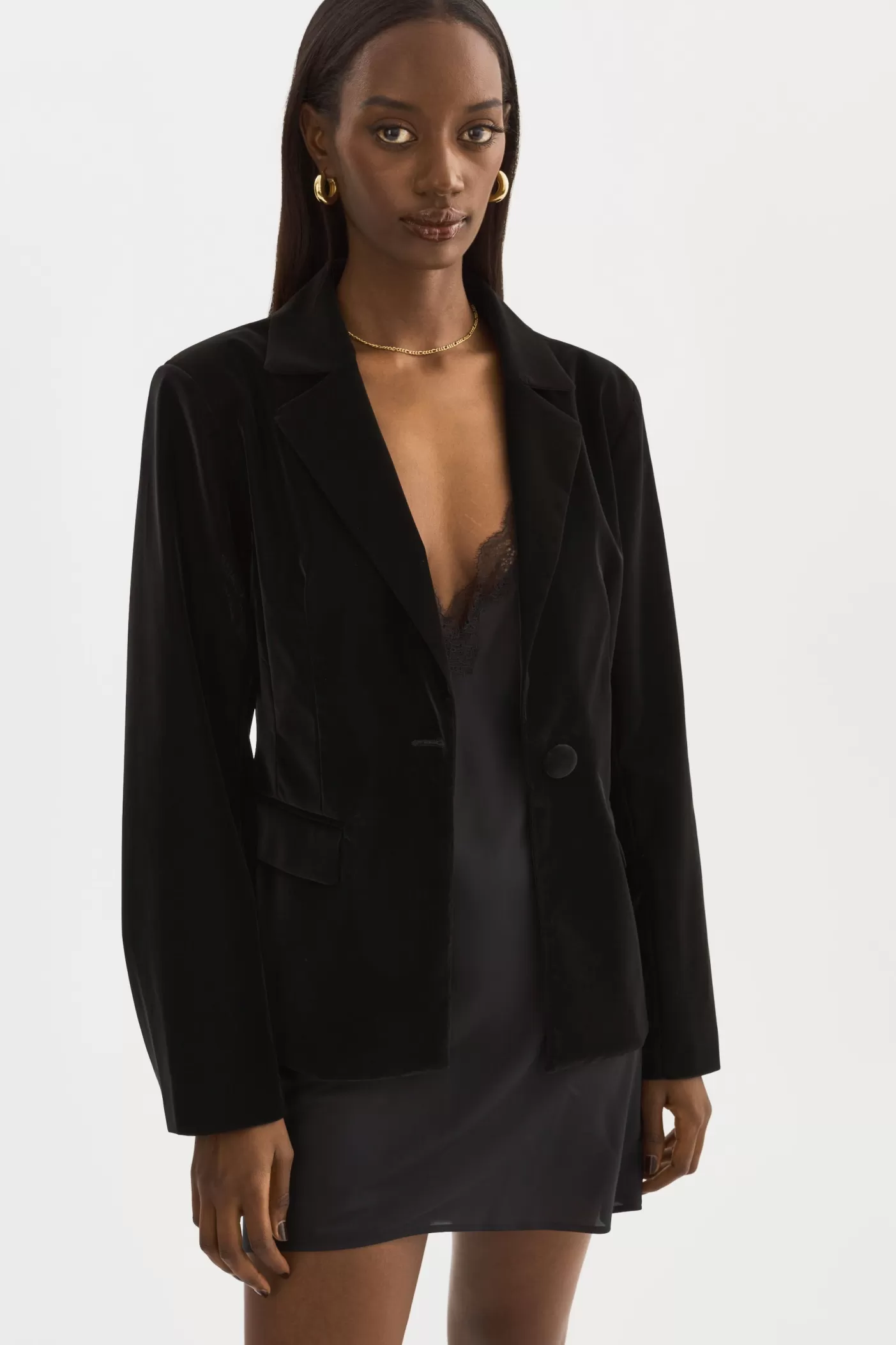 LAMARQUE LOTTIE | Blazer En Similicuir Noir Cheap