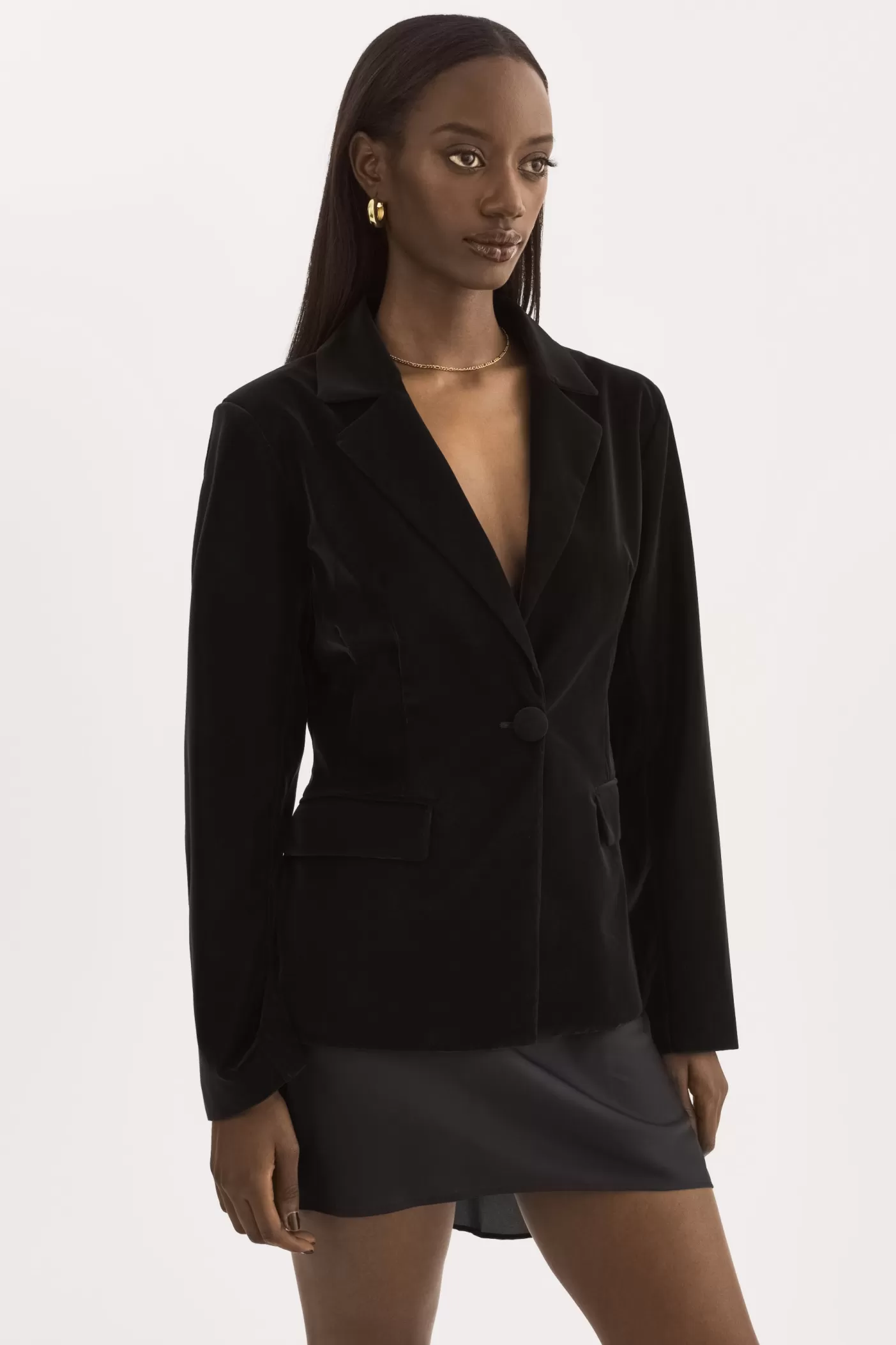 LAMARQUE LOTTIE | Blazer En Similicuir Noir Cheap