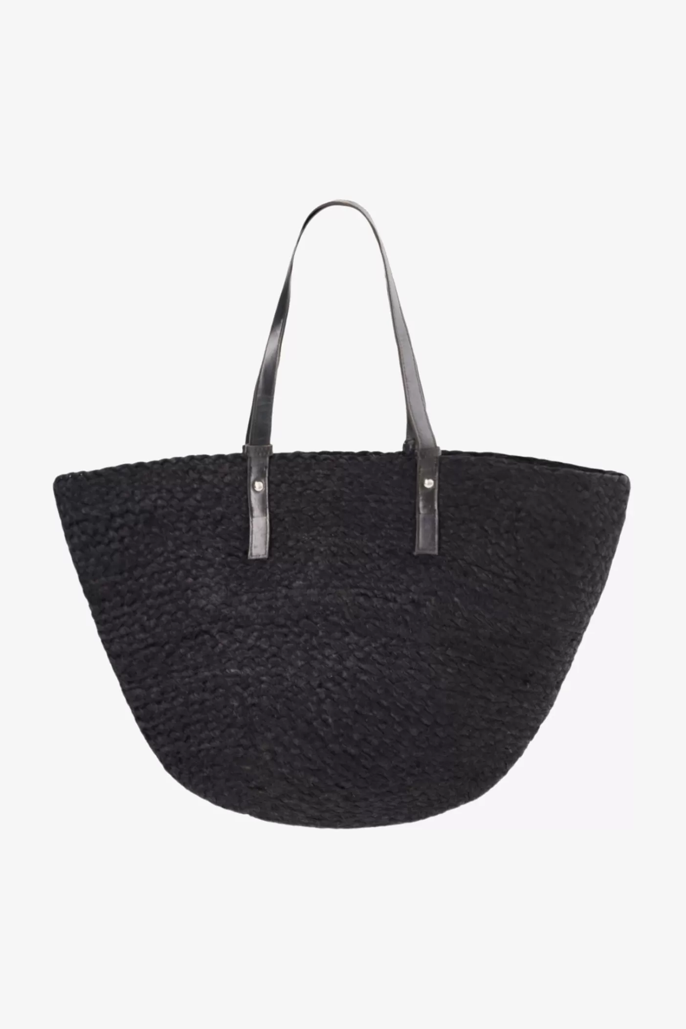 LAMARQUE MIMI | Sac Cabas En Jute Noir Clearance