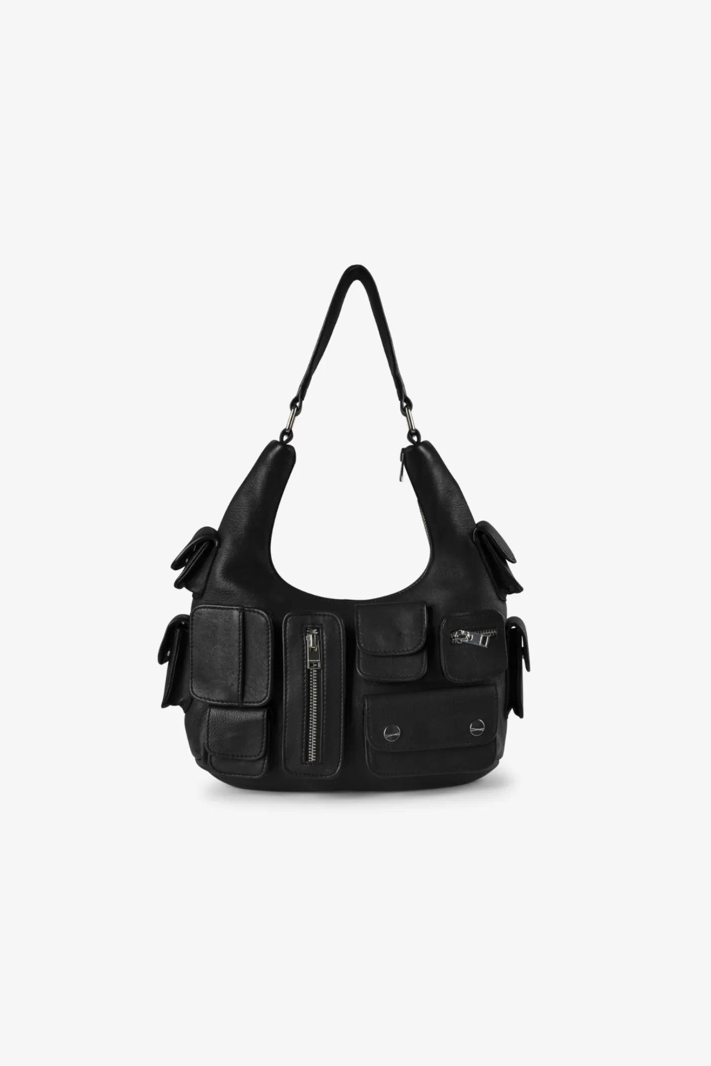 LAMARQUE OLESIE | Mini Sac Cargo En Cuir Noir Cheap