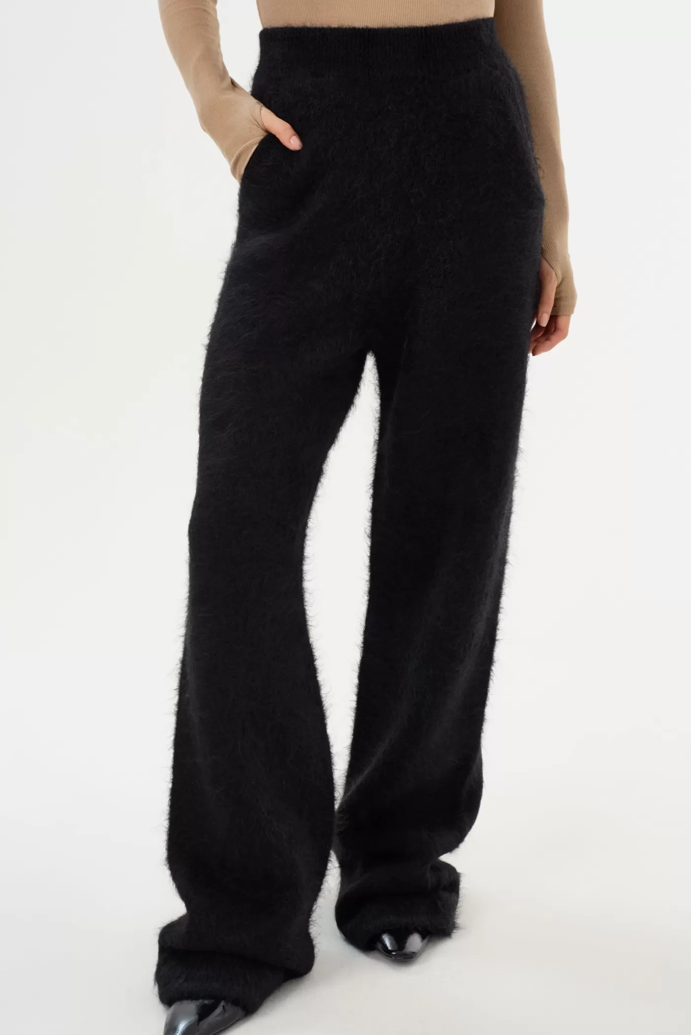 LAMARQUE TARAN | Wool Pants Black Discount