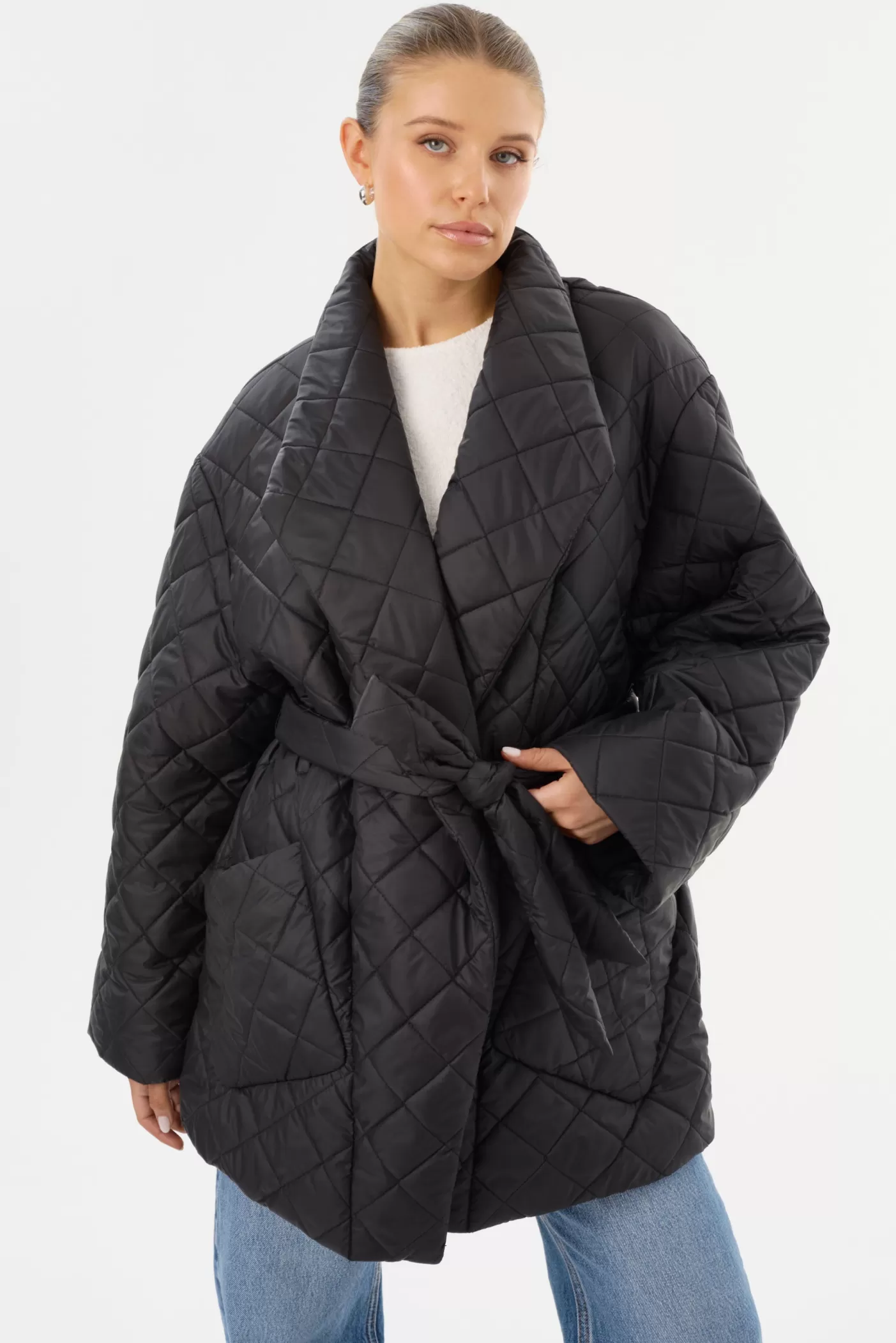 LAMARQUE VERICA | Quilted Jacket Black Hot